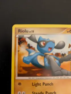 Pokemon TCG Riolu Comic Con 2009 Promo Exclusive Stamp 91/127 - Image 2