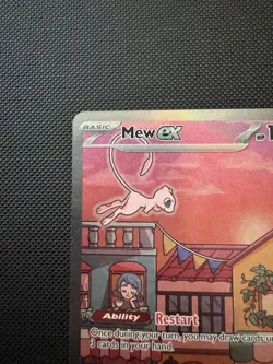 Mew EX SVP 053 Pokemon TCG Scarlet Violet 151 Black Star Promo Full Art - Image 2