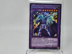 YuGiOh Gem-Knight Amethsyt HA06-EN047 1st Edition Secret Rare NM - Image 1