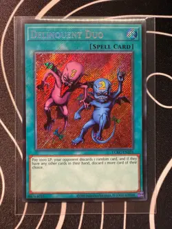 Delinquent Duo (SECRET RARE) LCKC-EN101 (NM) Legendary Collection Kaiba Yu-Gi-Oh - Image 1