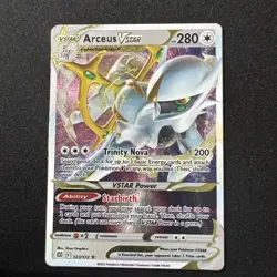 Arceus VSTAR - Arceus Premium Collection Metal Card 123/172 NM, English Pokemon - Image 1