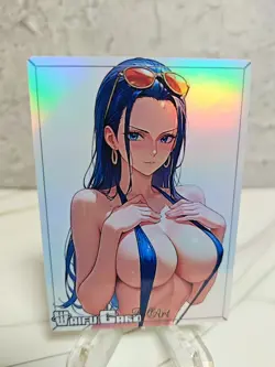 Nico Robin Trading Card Waifu Goddess Story Anime Girl holo Karte Manga Full Art - Image 1