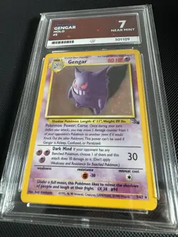 Pokemon Cards - ACE 7 Gengar 5/62 - Fossil Set Holo - PSA BGS CGC - Image 2