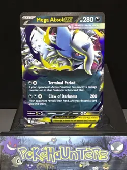 Pokemon Card Mega Absol EX 086/132 Double Rare Mega Evolution Base Set NM - Image 1
