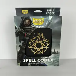 Dragon Shield Spell Codex Binder 160 Spell Card Portfolio Iron Grey New - Image 1