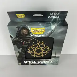 Dragon Shield Spell Codex Binder 160 Spell Card Portfolio Iron Grey New - Image 2