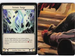 Seismic Surge / Valda Art Puzzle Card Mastery Pack Guardian | FAB Flesh & Blood - Image 1