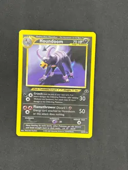 Houndoom 23/75 Rare Neo Discovery Set Pokemon Card WOTC ⭐ MP/Mint⭐ - Image 1