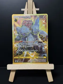Coalossal 198/189 Gold Darkness Ablaze Secret Rare Gold Card Pokemon TCG MINT - Image 1