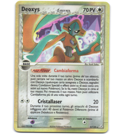 Pokemon 2006 Light Play Deoxys Normal ex Holon Phantoms Italian Holo 5 Card - Image 1