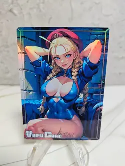 Cammy White Trading Card Waifu Goddess Story Anime Girl holo Karte Manga Full - Image 1