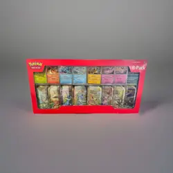 Prismatic Evolutions Costco 8 Pack Mini Tin Set Including Promo Cards In Hand! - Image 1