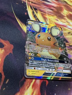 Pokemon TCG Dedenne GX Holo Ultra Rare Card Unbroken Bonds 57/214 - Image 2
