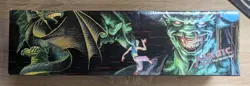 Vintage 1998 Card Storage Box Cardbox Black Juzam Djinn MTG Magic the Gathering - Image 1