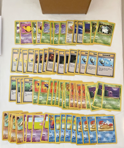 Bulk Lot 100+ Base Set - Fossil - Jungle Commons 1st Edition Pokemon Cards (02) - Image 1