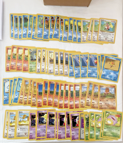 Bulk Lot 100+ Base Set - Fossil - Jungle Commons 1st Edition Pokemon Cards (02) - Image 2