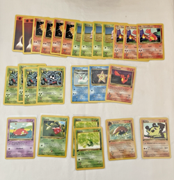 Bulk Lot 100+ Base Set - Fossil - Jungle Commons 1st Edition Pokemon Cards (02) - Image 4