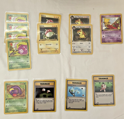 Bulk Lot 100+ Base Set - Fossil - Jungle Commons 1st Edition Pokemon Cards (02) - Image 5
