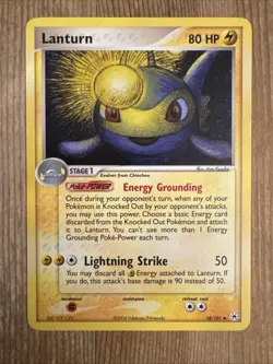 Lanturn 38/101 EX Hidden Legends Uncommon Pokemon Card 2004 NM - Image 1