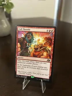 Full Throttle Sorcery Magic: The Gathering Card - Image 1