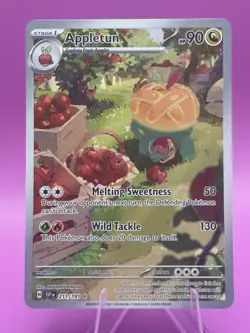 Pokemon TCG Appletun 211/191 Surging Sparks Full Art Holo Card Illustration Rare - Image 1