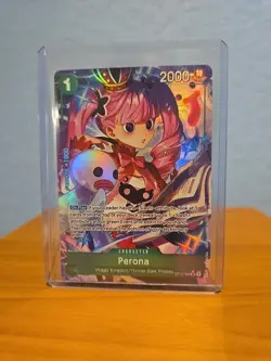 Perona Alt Art OP12-034 SR ENGLISH Legacy of the Master One Piece Card NM - Image 1