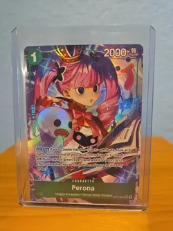 Perona Alt Art OP12-034 SR ENGLISH Legacy of the Master One Piece Card NM - Image 2