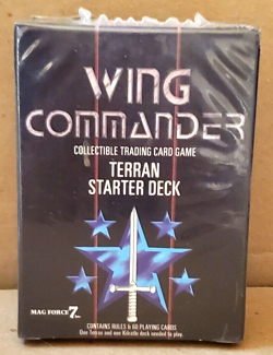 Wing Commander Collectible Trading Card Game Starter Deck - Terran (1995) - New - Image 1
