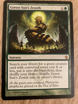 Green Sun's Zenith Mirrodin Besieged Lightly Played - Image 1