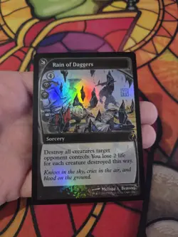 Rain of Daggers (Future Sight) Mystery Booster 2 Foil MTG NM - Image 1
