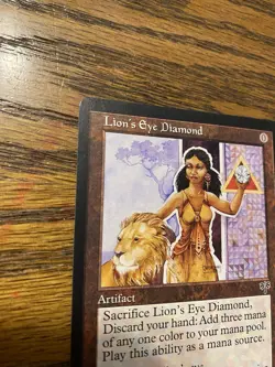 Lion's Eye Diamond Mirage Magic The Gathering MTG CEDH Rare Oop Artifact - Image 2