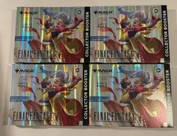 MAGIC THE GATHERING FINAL FANTASY- Collector Booster Omega Packs (Lot of 4)- NEW - Image 1