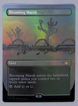 Blooming Marsh - Borderless - Foil - 300 - Outlaws of Thunder Junction (OTJ) MTG - Image 1