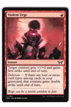 2x Violent Urge U Duskmourn: House of Horror 164 NM MTG Magic - Image 1