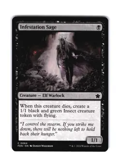 4x Infestation Sage C Foundations 64 NM MTG Magic - Image 1