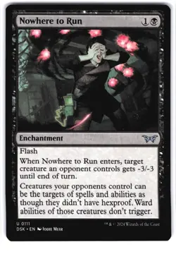 3x Nowhere to Run U Duskmourn: House of Horror 111 NM MTG Magic - Image 1