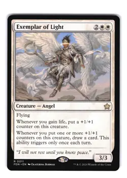 Exemplar of Light R Foundations 11 NM MTG Magic - Image 1