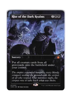 Rise of the Dark Realms (Borderless) M Foundations 323 NM MTG Magic - Image 1