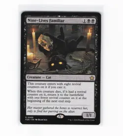 Nine-Lives Familiar - Foundations (FDN) Rare Magic The Gathering - Image 1
