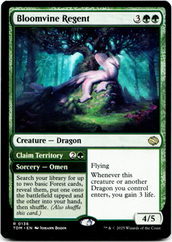 Bloomvine Regent [Tarkir: Dragonstorm] MTG Magic NM/M 🌳🌳 - Image 3