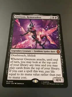 MTG Universes Beyond Marvel Spider-Man #0056 Gwenom, Remorseless - Image 1