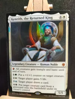 Kenrith, the Returned King FOIL- Throne of Eldraine - Mythic - NM (see pics) MTG - Image 1