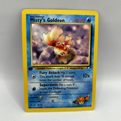 Pokemon TCG - Misty's Goldeen 85/132 1st Edition - WOTC Gym Heroes - NM - Image 1