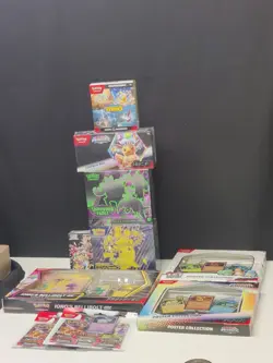 (10x) Pokemon Lot Bundle, Prismatic, Obsidian Flames, Surging Sparks, Shrouded - Image 1