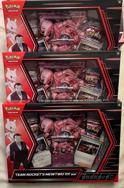Pokemon TCG: (Lot of 5) Team Rocket's Mewtwo/Charizard ex Box (Read description) - Image 2