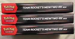Pokemon TCG: (Lot of 5) Team Rocket's Mewtwo/Charizard ex Box (Read description) - Image 4