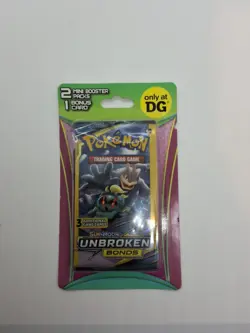 Pokemon DG Mini Blisters sealed - SUN & MOON Unbroken Bonds 3 CARDS Per Pack - Image 1