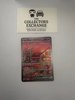 Pokemon TCG Mew EX SVP 053 Scarlet & Violet 151 Black Star Promo Card - Image 1