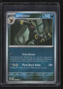 Pokemon Prismatic Evolutions #059/131 Umbreon Reverse Master Ball Holo Card CHD - Image 1