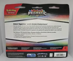 Pokemon TCG Scarlet Violet Prismatic Evolutions Tech Sticker Collection Glaceon! - Image 2